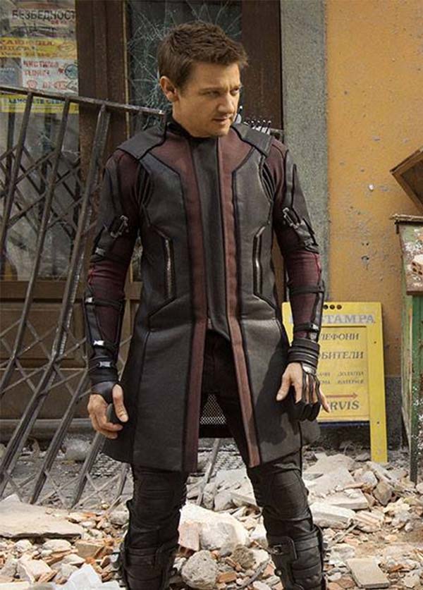 Jeremy Renner Avengers Age Of Ultron Hawkeye Coat