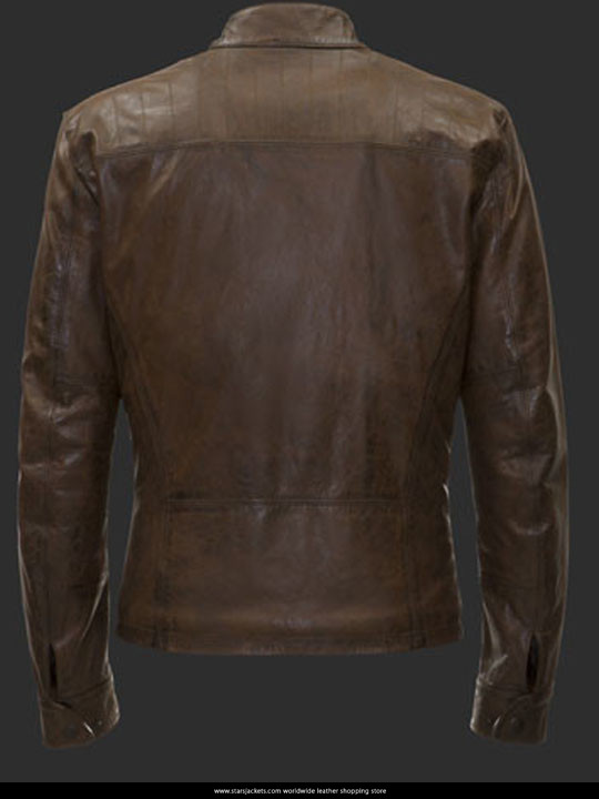 Manx Brown Leather Jacket