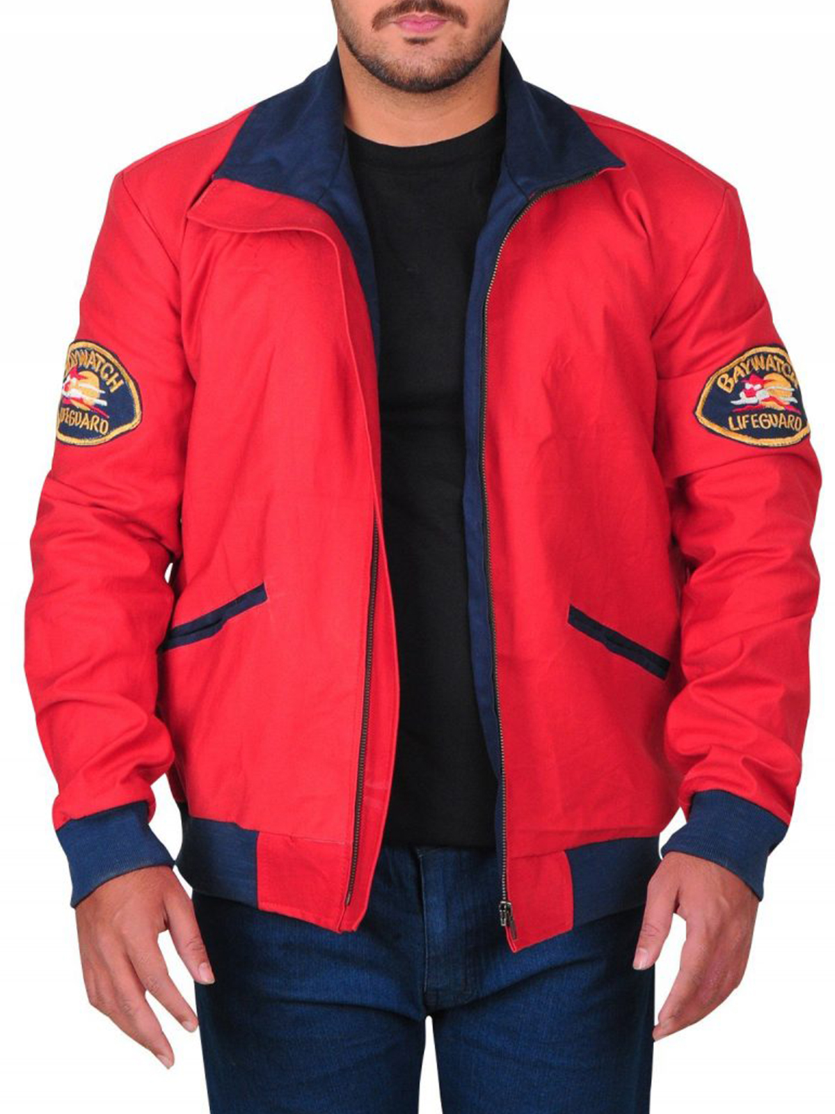 Baywatch Mitch Buchannon Cotton Jacket - Stars Jackets