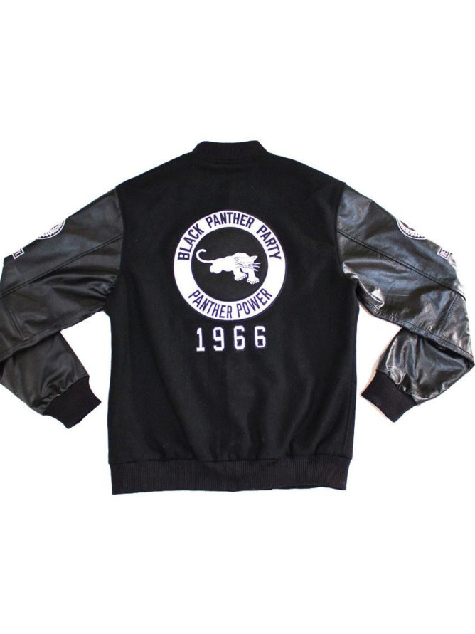Black Panther Varsity Jacket - Stars Jackets