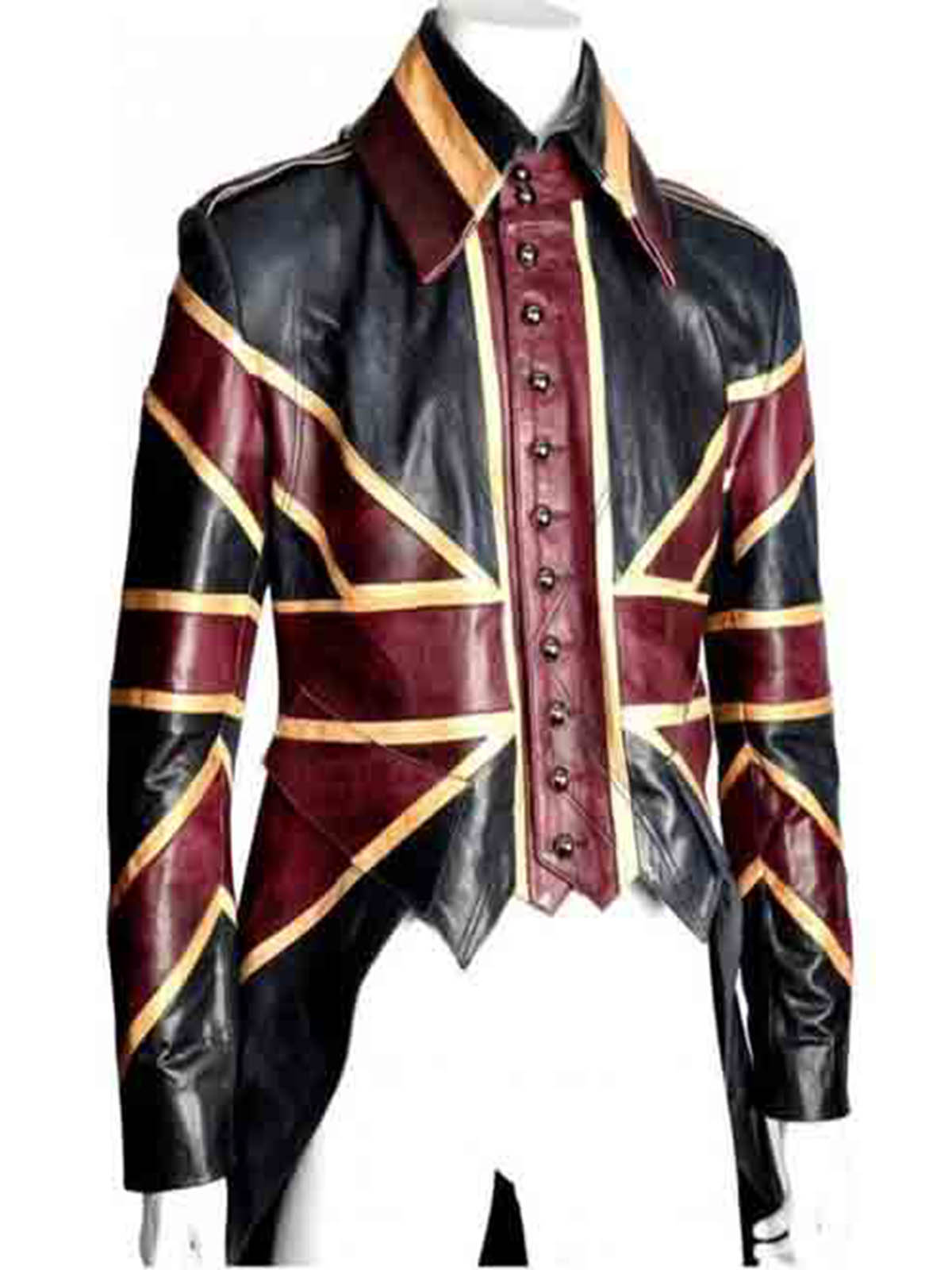 Vintage Union Jack Tail Coat Mens Jacket