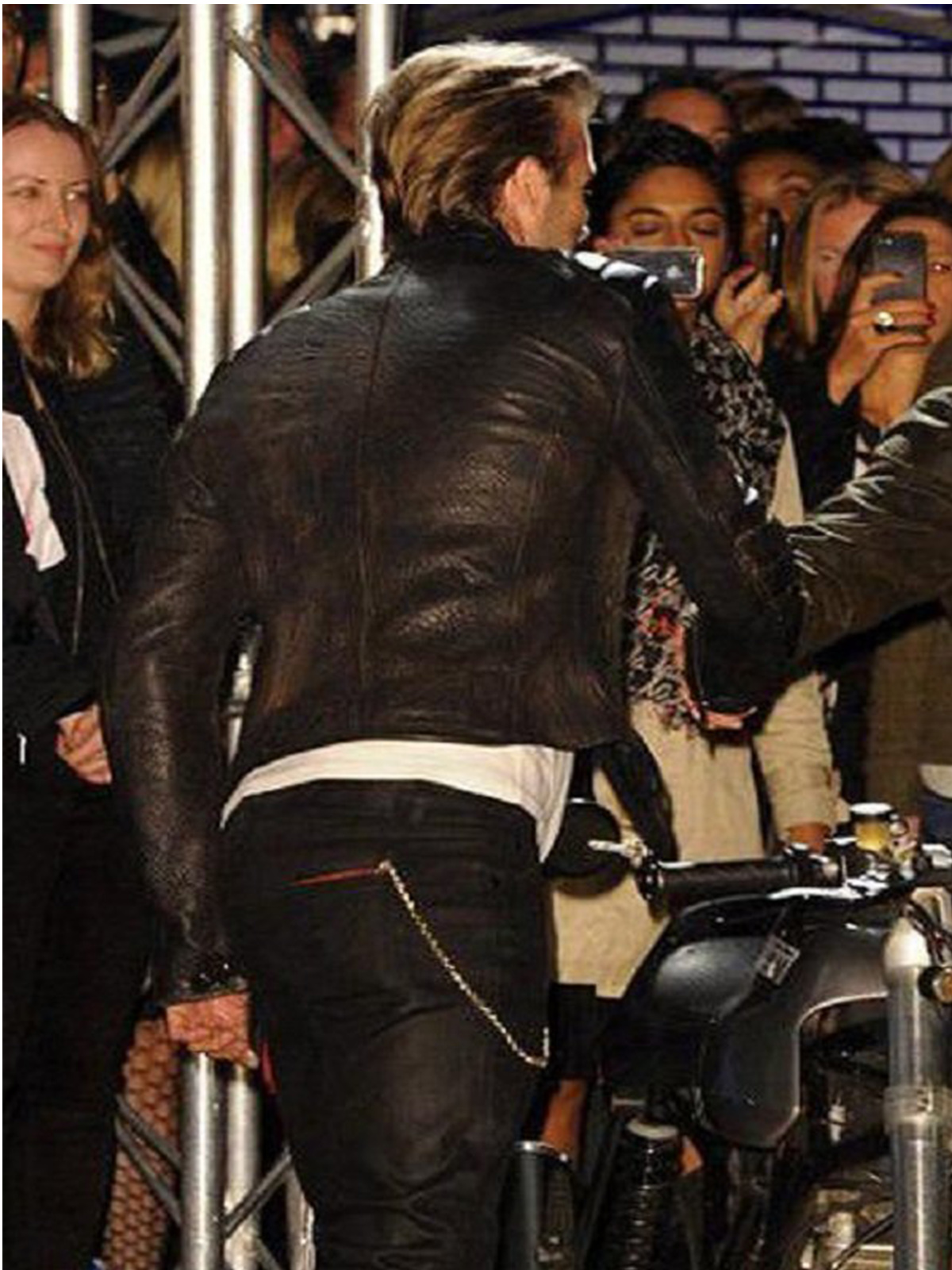 David Beckham Leather Jacket 1