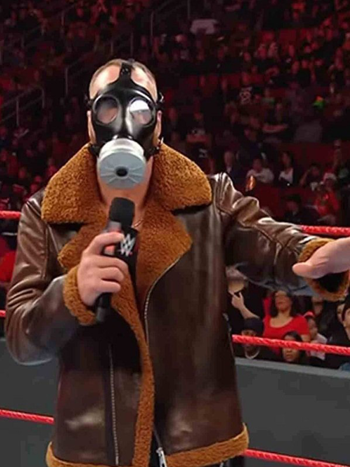 Dean ambrose store shearling jacket