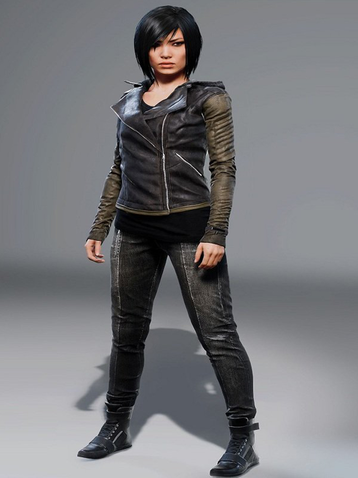 Faith Connors Mirrors Edge Catalyst Leather Jacket