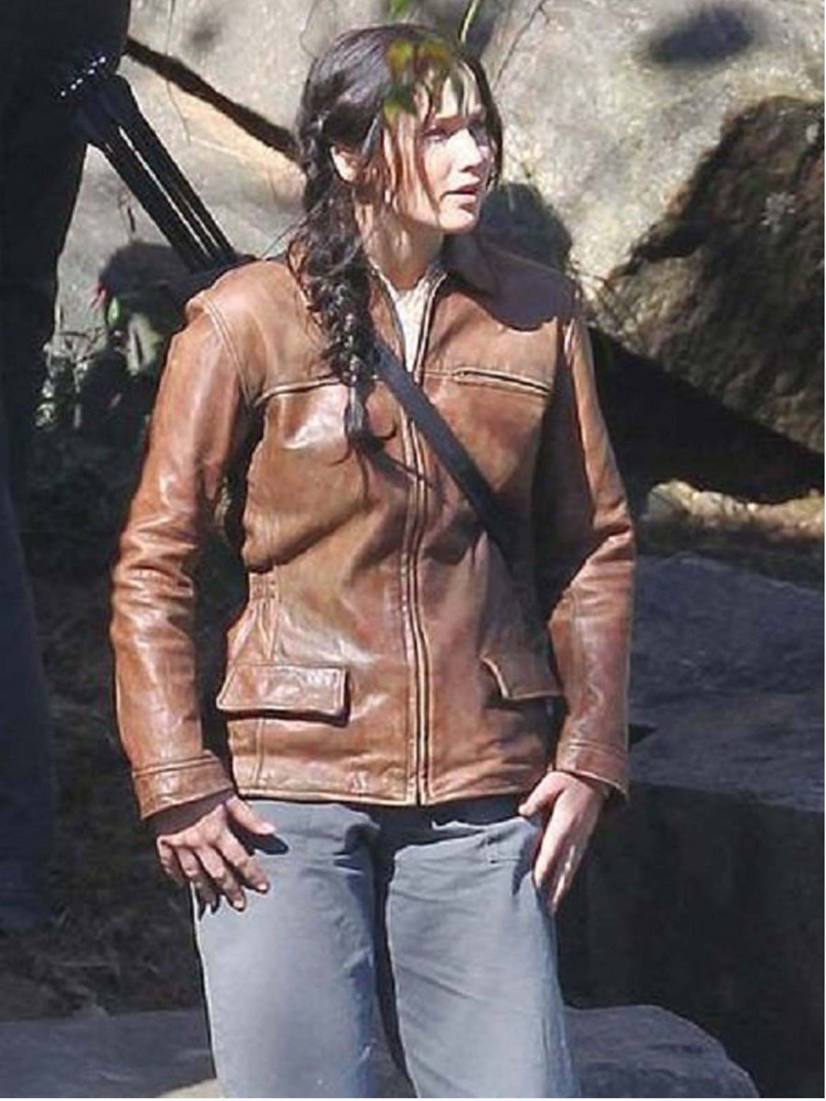 Jennifer Lawrence Hunger Games Catching Fire Jacket