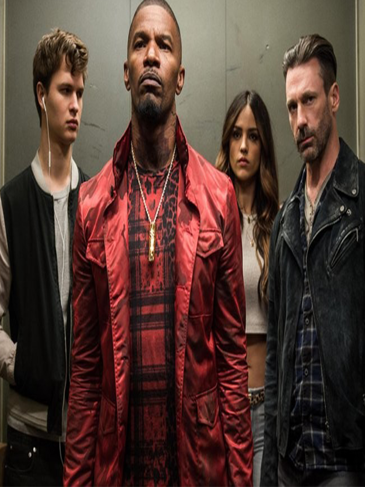 Baby Driver Micah Howard Red Jacket