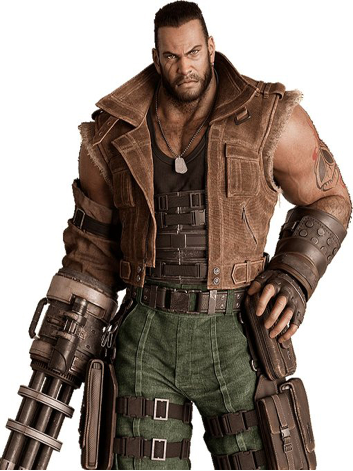  Barret  Wallace Final Fantasy VII  Vest Stars Jackets