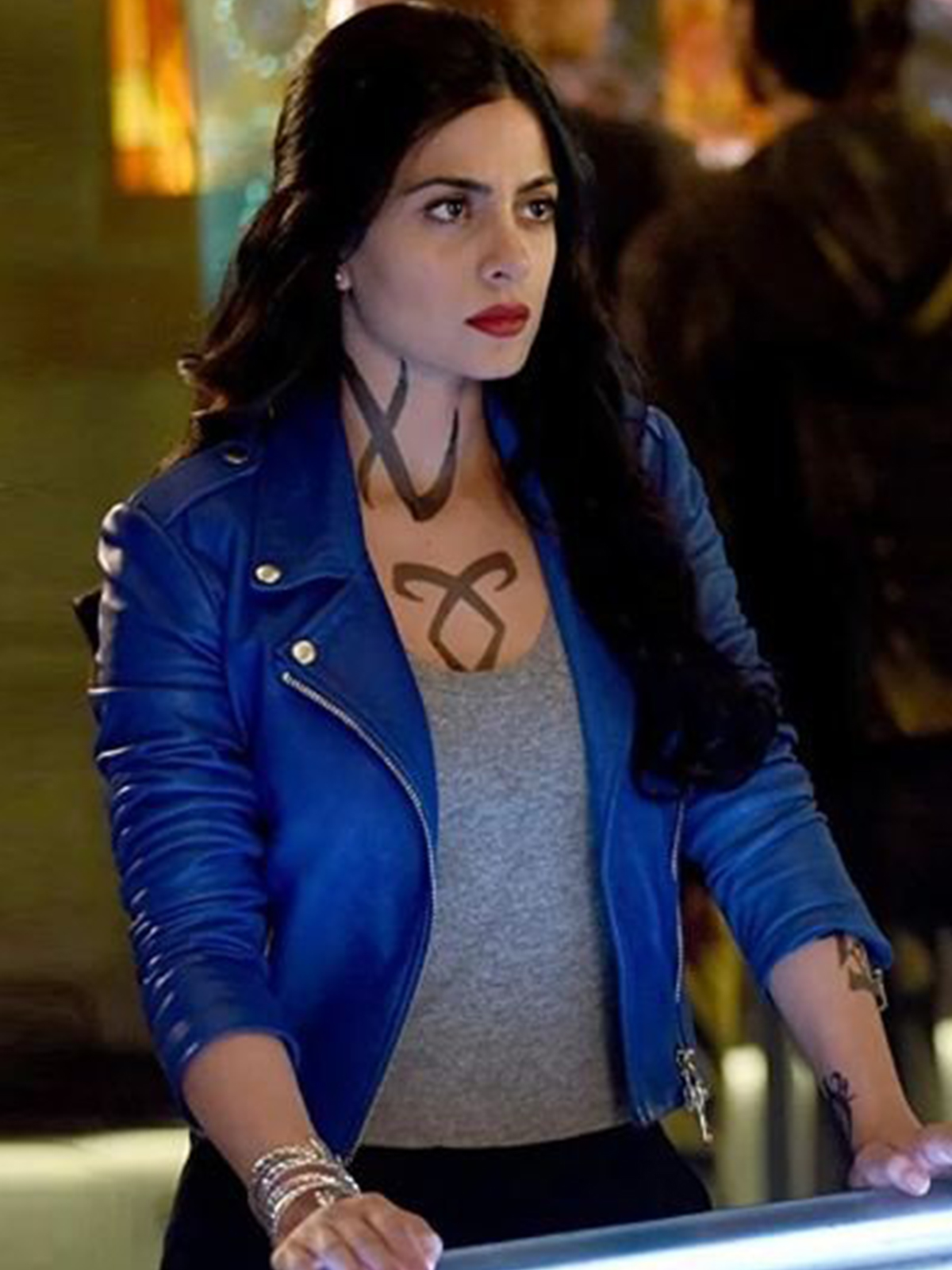 Shadowhunters Isabelle Lightwood Blue Jacket