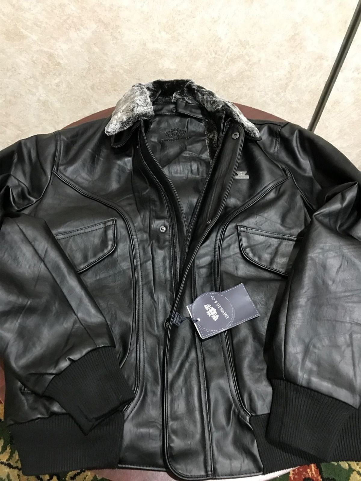 Brand New Emporio & Co Leather Jacket