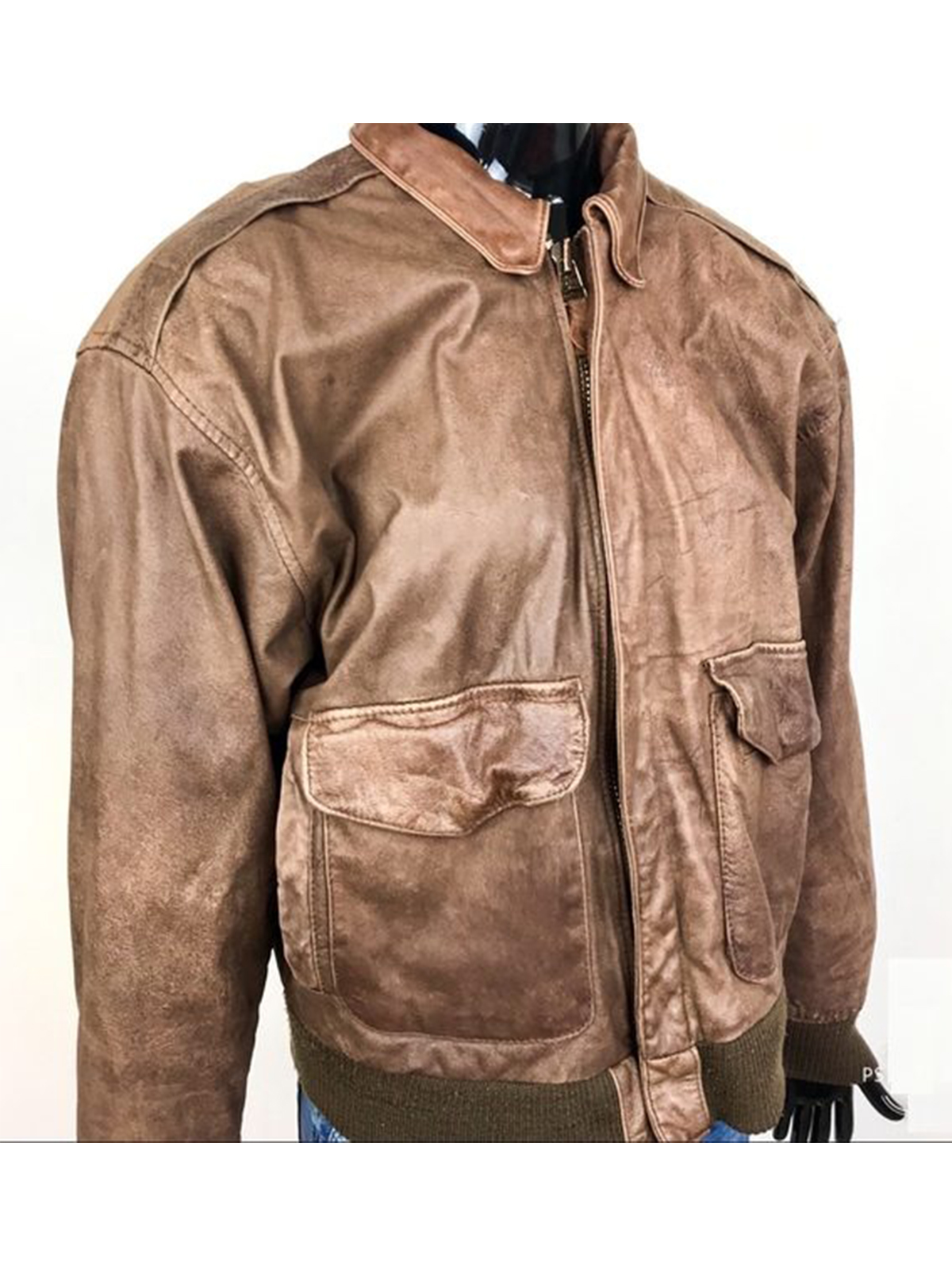 Global Identity Bomber Leather Jacket