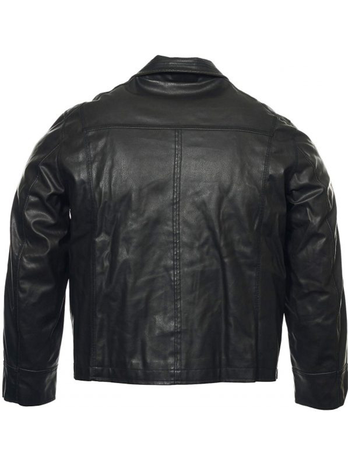 Men's Columbia Black Genuine Leather Jacket