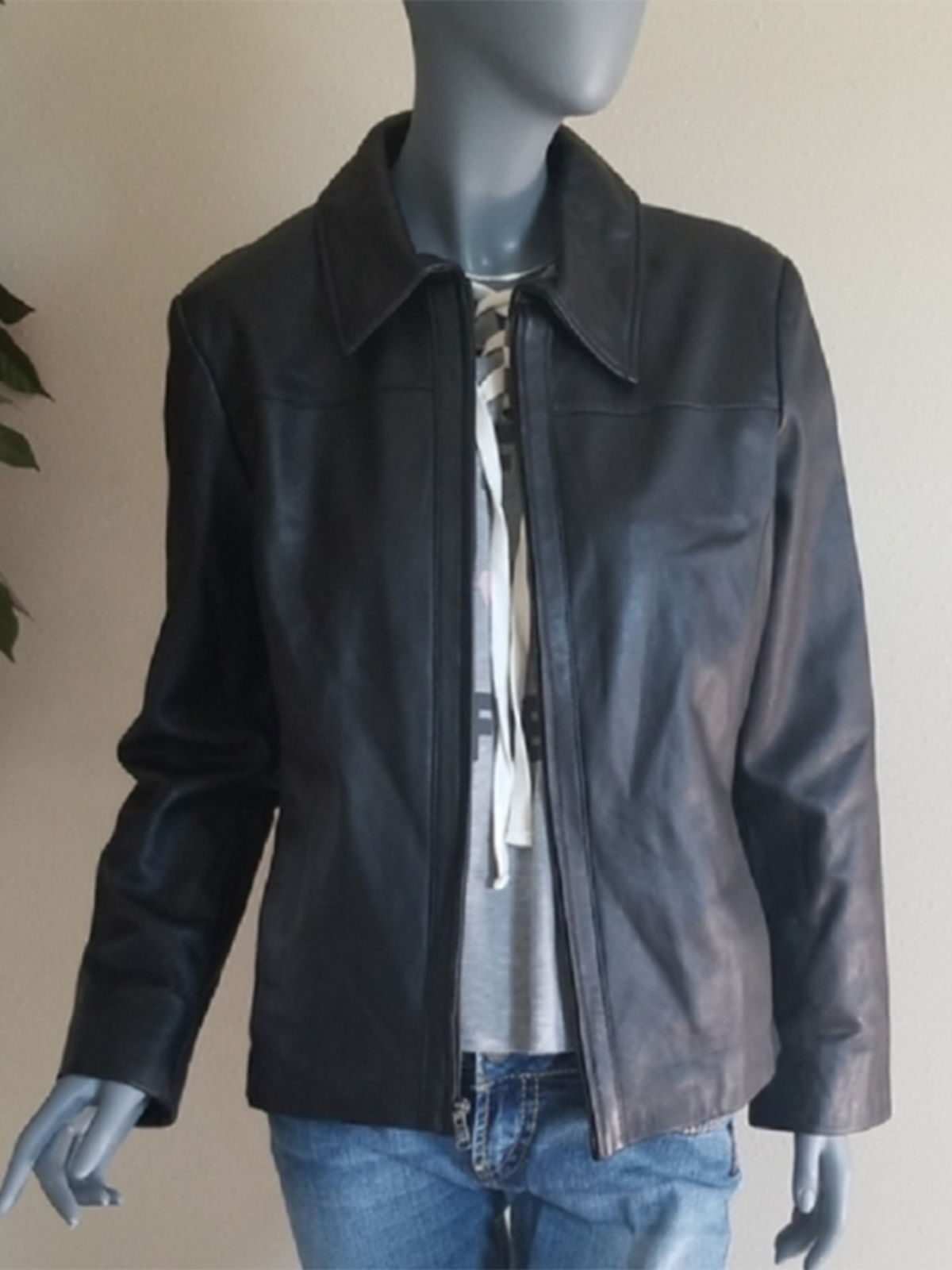 Men's Jaclyn Smith Leather Jacket
