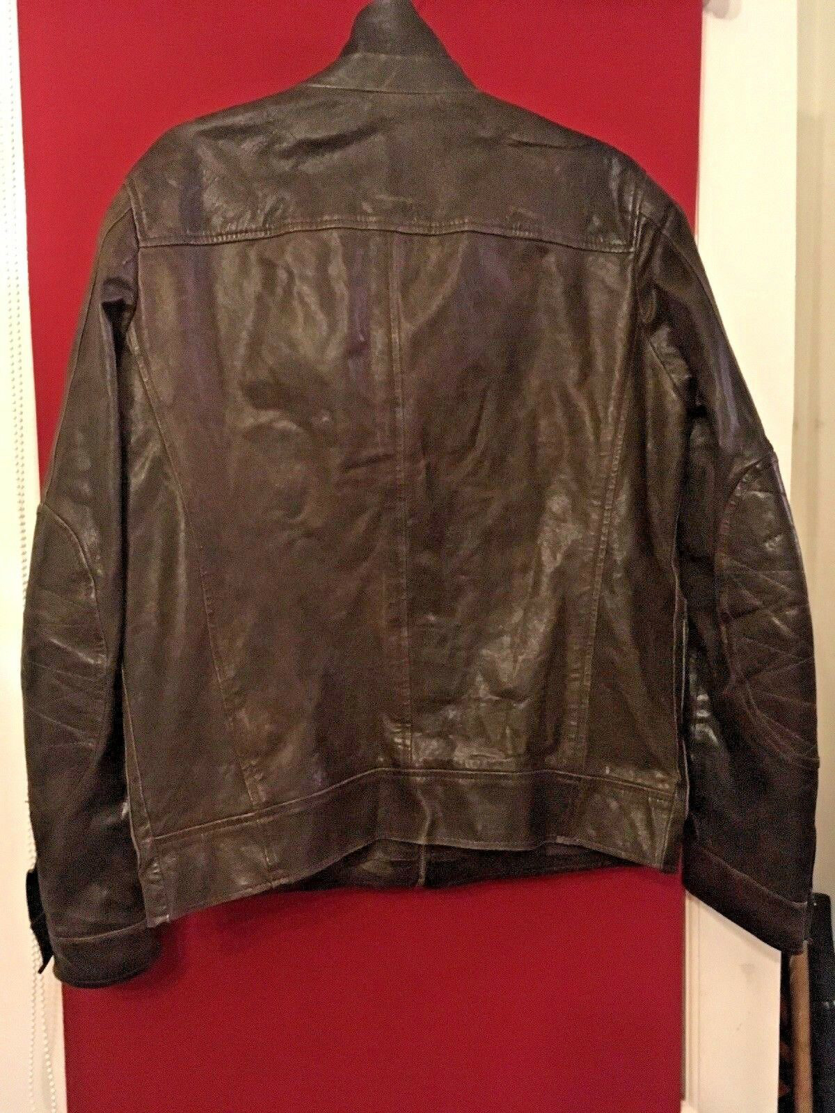 Men's Timberland Brown Leather Jacket