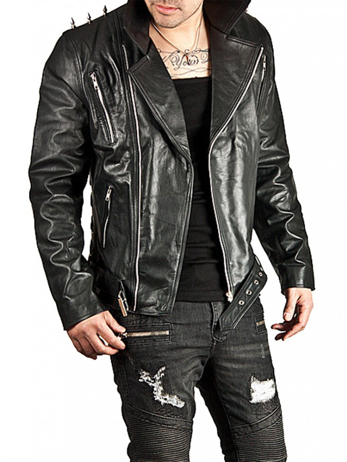 Nicolas Cage Ghost Rider Motorcycle Leather Jacket