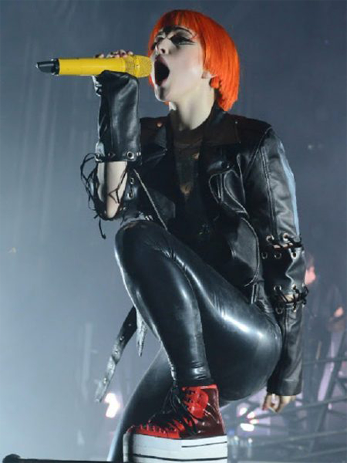 Singer Hayley Williams Elegant Leather Jacket