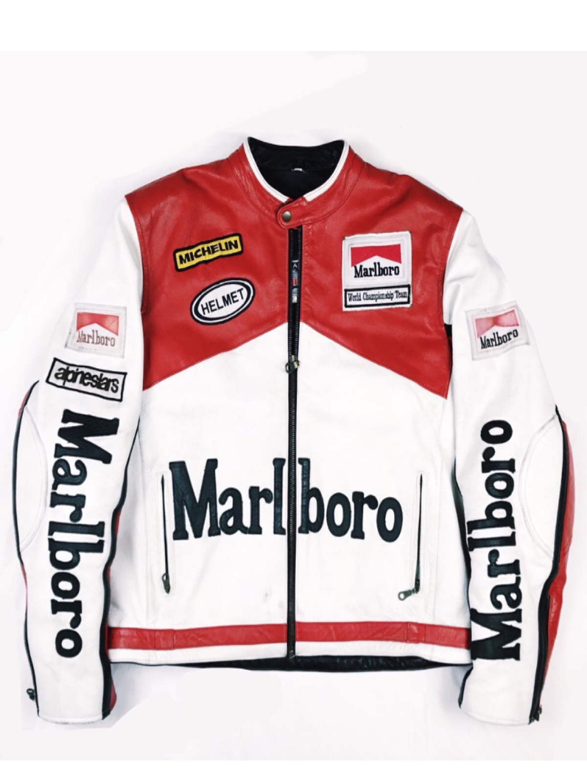 Vintage Marlboro Racing Leather Jacket
