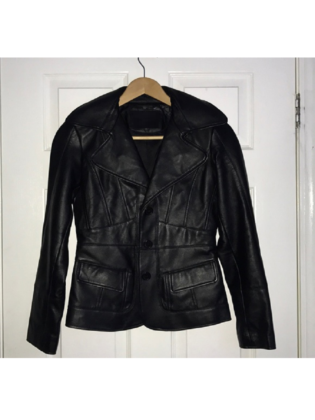 Women’s Fionte Black Leather Jacket