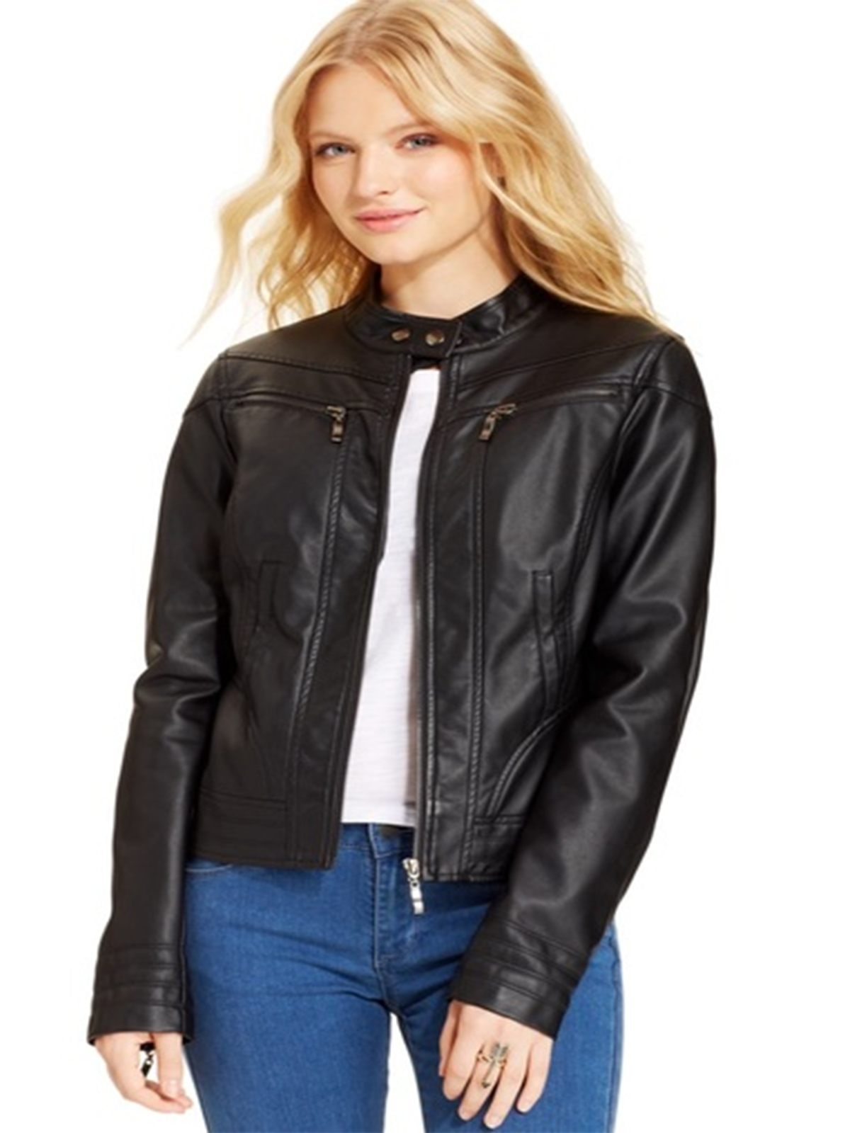 American rag 2025 leather jacket womens