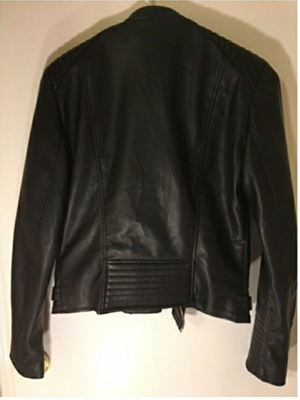 zara trafaluc faux leather jacket