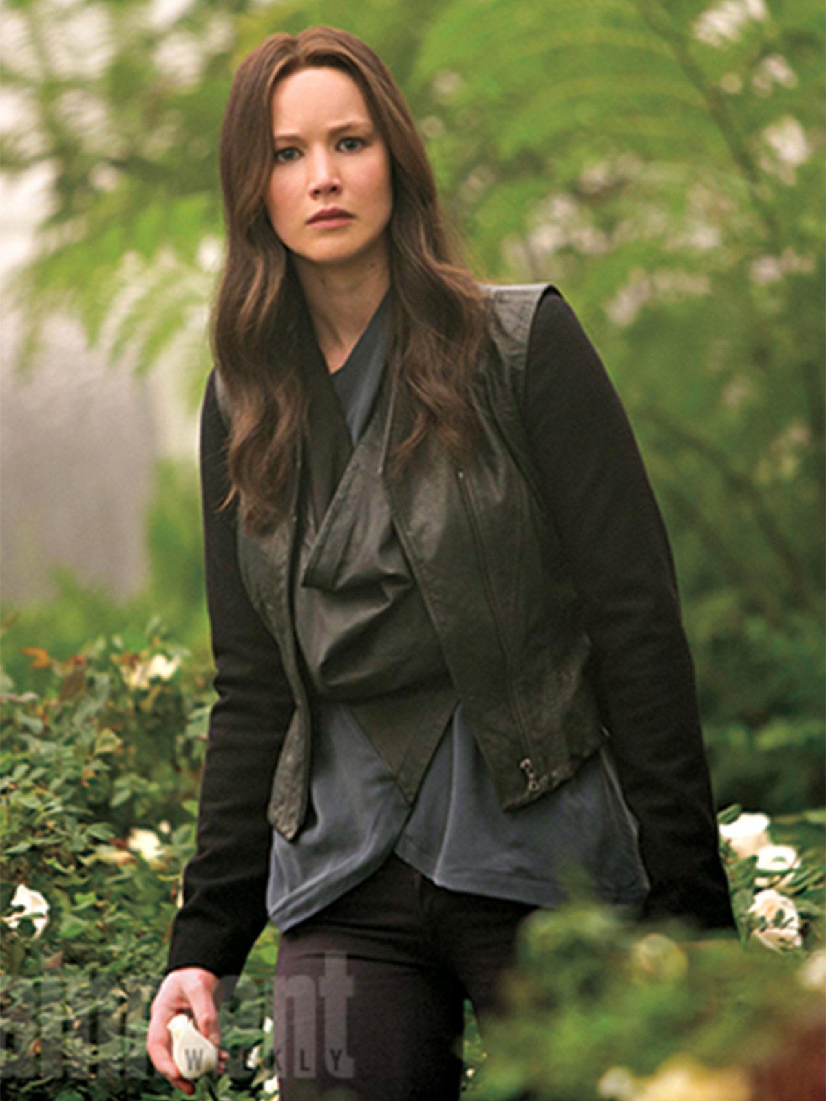 Jennifer Lawrence Hunger Games Mockingjay Leather Vest