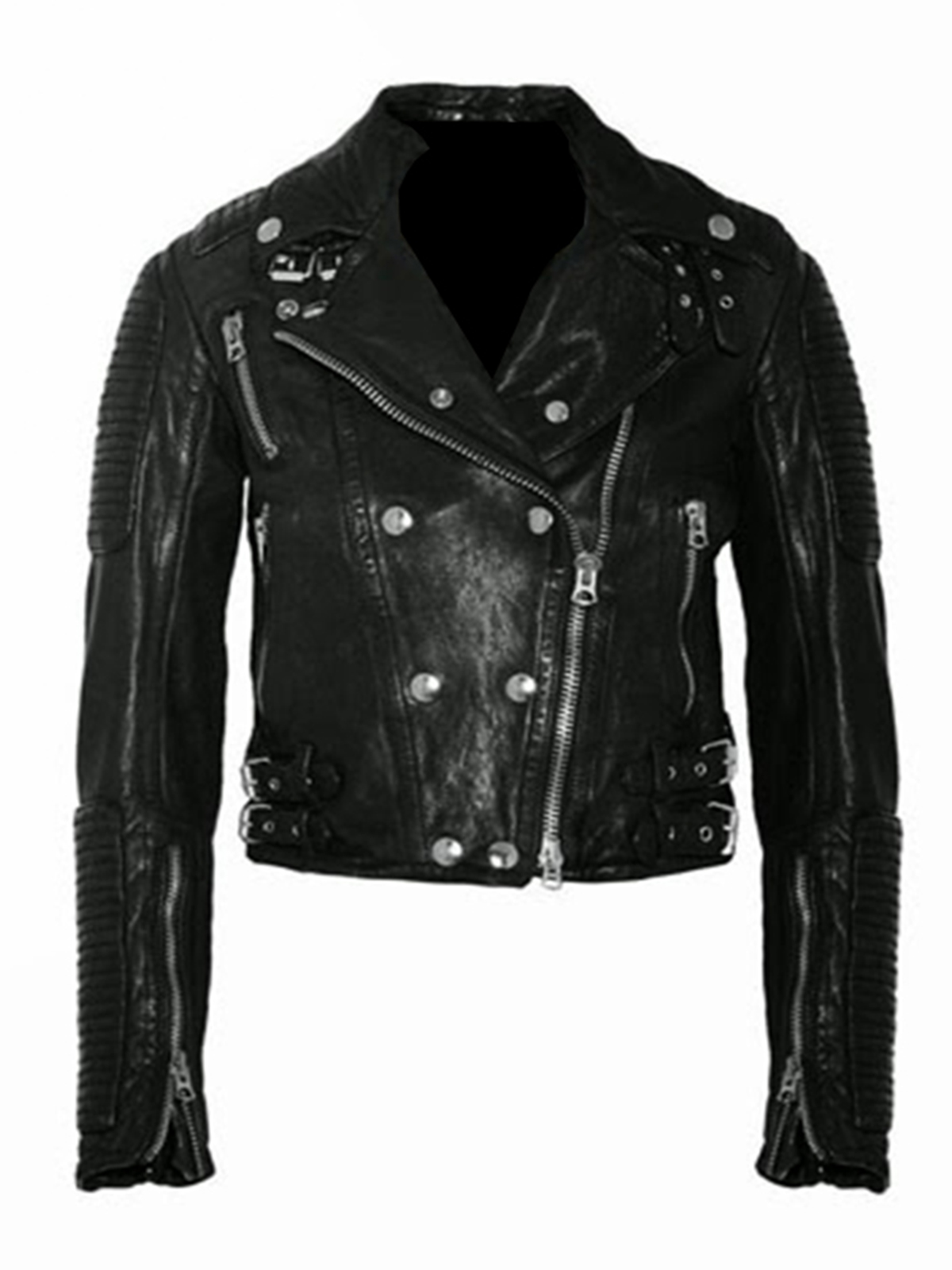 Keira Knightley Black Biker Jacket