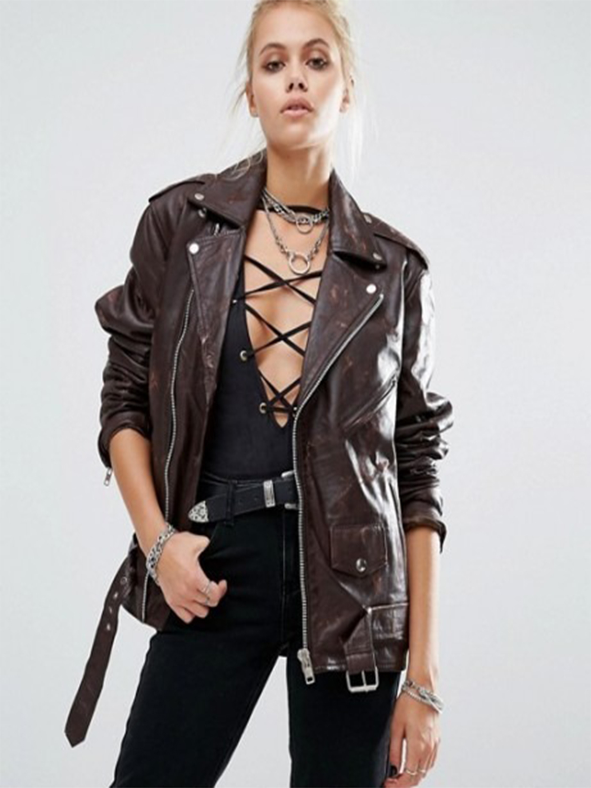 H&M куртка Oversized Biker Jacket