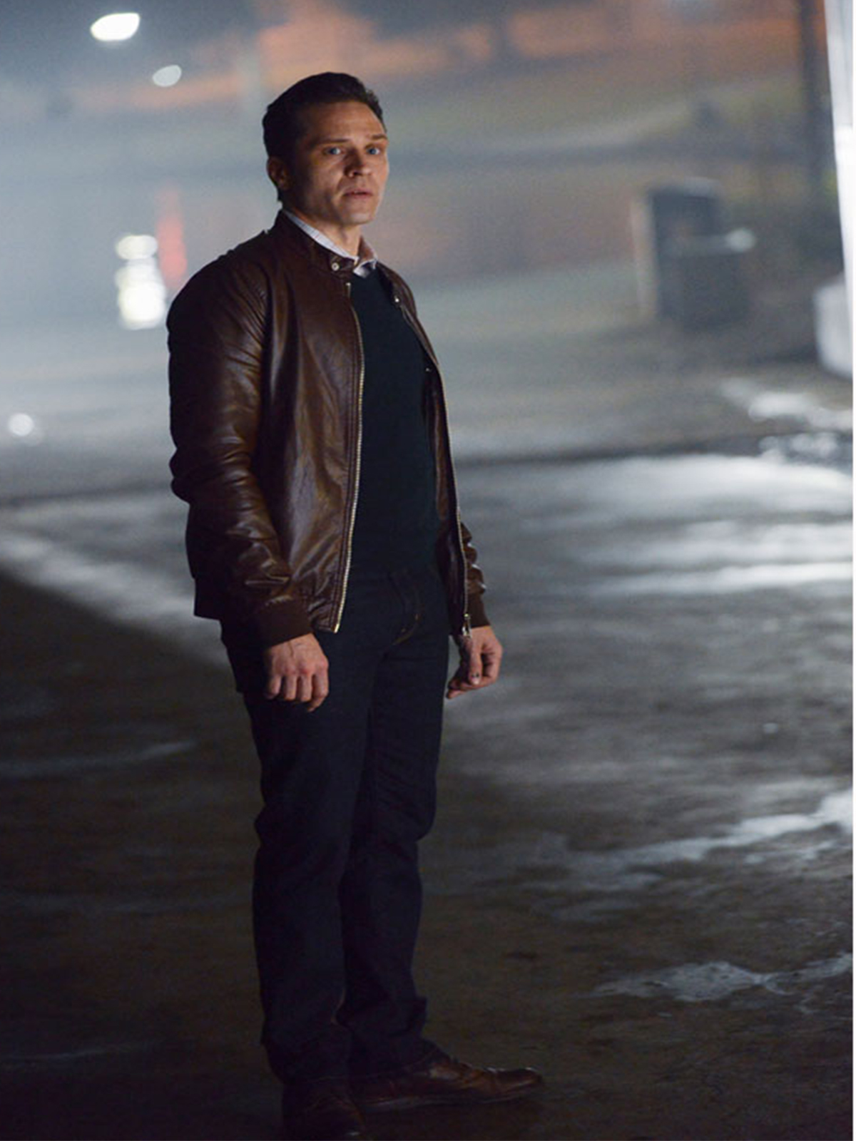 Castle Kevin Ryan Bomber Leather Jacket