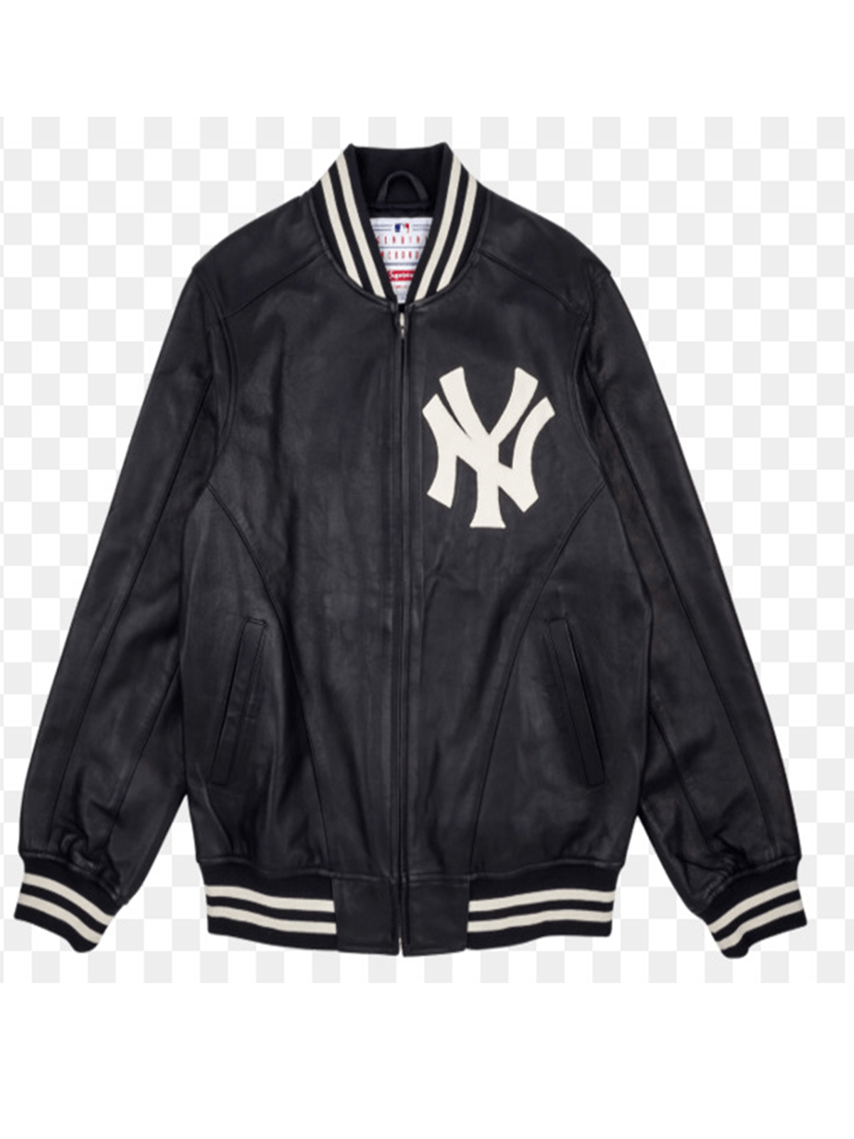 NY Yankees Supreme Leather Jacket - Oskar Jacket