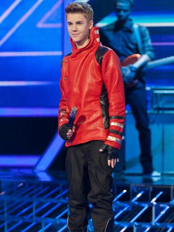 Justin Bieber Red Suit For Sale - William Jacket