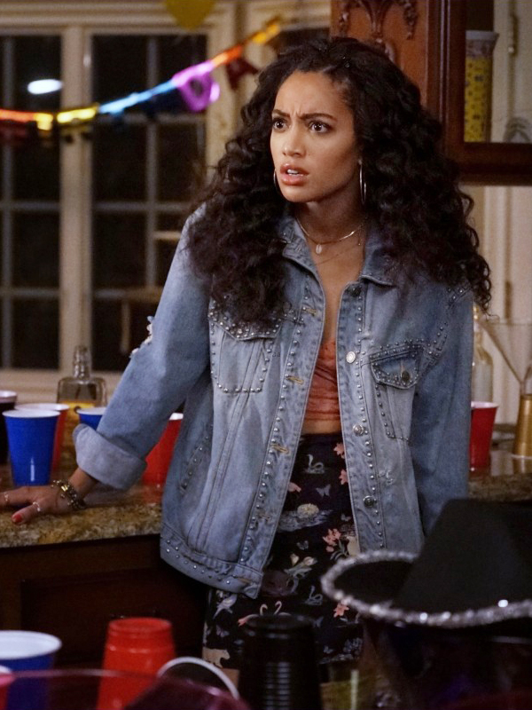 Buy Now All American Samantha Logan Studded Denim Jacket