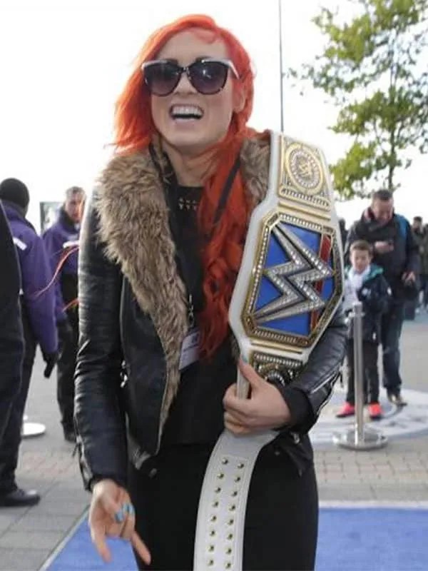 Buy Now Becky Lynch WWE Fur Shearling Jacket