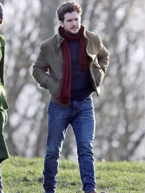 Kit harington denim jacket best sale