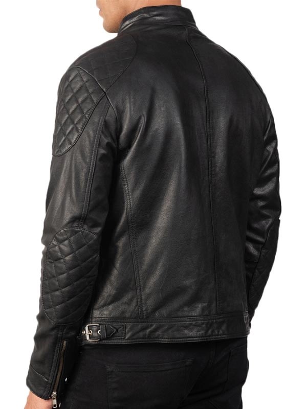 Buy Now New Men’s Slim Fit Black Leather Jacket