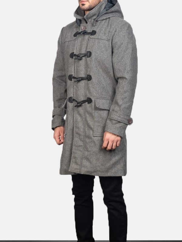 Men’s Wool Grey Duffle Coat