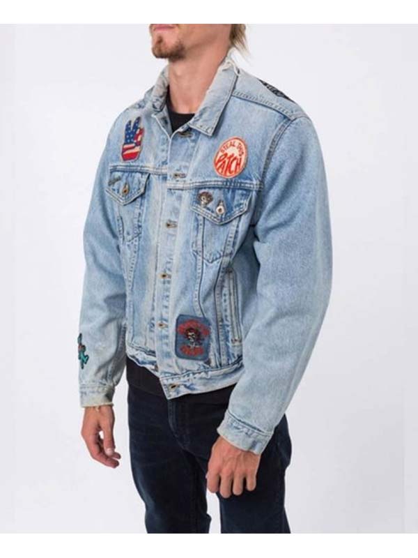 Grateful Dead Embroidered Denim Jacket