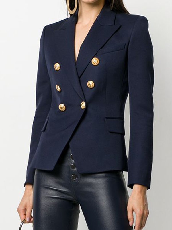 The Today Show Jill Martin Gold Button Blazer Stars Jackets