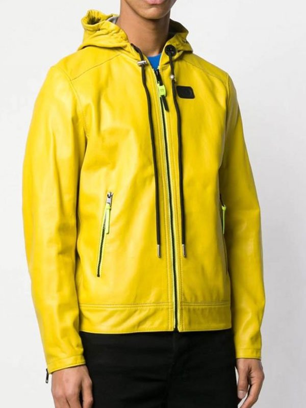 mens-yellow-leather-hooded-jacket-stars-jackets