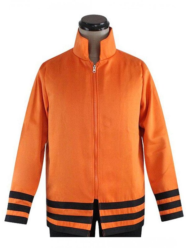 Naruto Uzumaki 7th Hokage Orange Jacket Stars Jackets